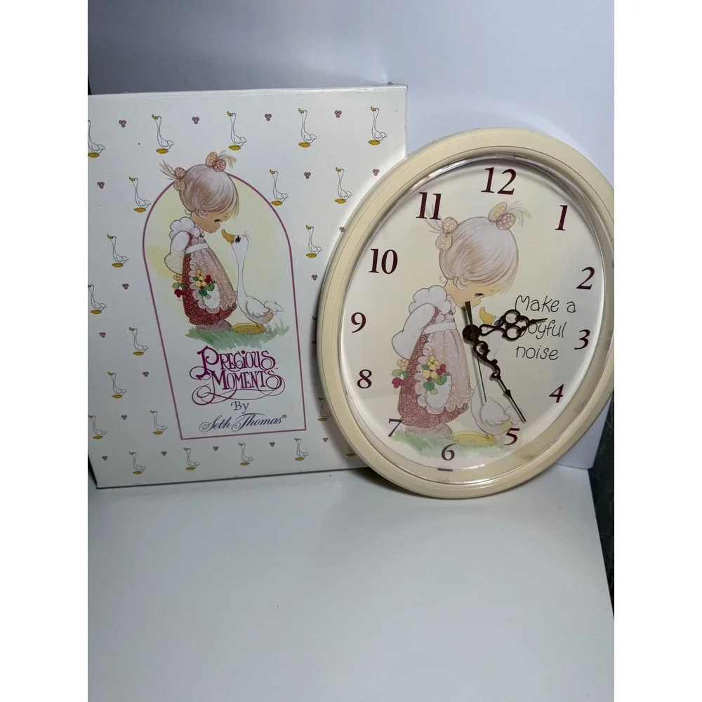 Precious Moments Make a Joyful Noise‎ Easy To Read Quartz Wall Clock Model 6113